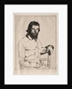 Portrait of Meryon, Seated by Félix Bracquemond