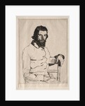 Portrait of Meryon, Seated by Félix Bracquemond