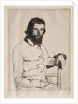 Portrait of Meryon, Seated by Félix Bracquemond
