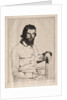 Portrait of Meryon, Seated by Félix Bracquemond
