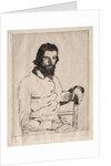 Portrait of Meryon, Seated by Félix Bracquemond