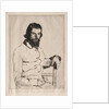 Portrait of Meryon, Seated by Félix Bracquemond