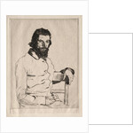 Portrait of Meryon, Seated by Félix Bracquemond
