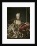 Portrait of the Marquise dAguirandes, 1759 by François Hubert Drouais