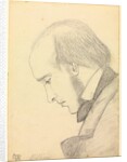 Portrait of William Michael Rossetti, c. 1853 by Christina Georgina Rossetti