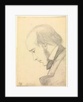 Portrait of William Michael Rossetti, c. 1853 by Christina Georgina Rossetti