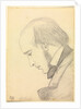 Portrait of William Michael Rossetti, c. 1853 by Christina Georgina Rossetti