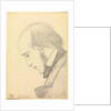 Portrait of William Michael Rossetti, c. 1853 by Christina Georgina Rossetti