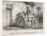 Postal Horses, 1823 by Horace Vernet