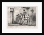 Postal Horses, 1823 by Horace Vernet