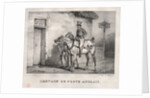 Postal Horses, 1823 by Horace Vernet