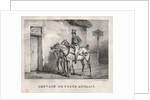 Postal Horses, 1823 by Horace Vernet