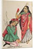 Pravira Kneeling at the Feet of Jana, 1800s by Unknown