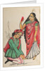 Pravira Kneeling at the Feet of Jana, 1800s by Unknown