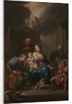 Presentation Sketch for 'The Holy Family with Saints Anne, Joachim, and John the Baptist'…, c. 172 by Francesco Trevisani