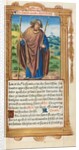 Printed Book of Hours: fol. 100r, St. James the Greater, 1510 by Guillaume Le Rouge