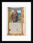 Printed Book of Hours: fol. 100r, St. James the Greater, 1510 by Guillaume Le Rouge