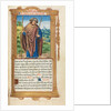 Printed Book of Hours: fol. 100r, St. James the Greater, 1510 by Guillaume Le Rouge