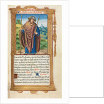 Printed Book of Hours: fol. 100r, St. James the Greater, 1510 by Guillaume Le Rouge