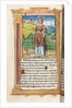 Printed Book of Hours: fol. 100v, St. Stephen, 1510 by Guillaume Le Rouge