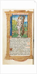 Printed Book of Hours: fol. 102v, St. Sebastian, 1510 by Guillaume Le Rouge