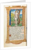 Printed Book of Hours: fol. 102v, St. Sebastian, 1510 by Guillaume Le Rouge