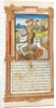 Printed Book of Hours: fol. 103v, St. George Slaying the Dragon, 1510 by Guillaume Le Rouge
