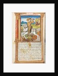 Printed Book of Hours: fol. 103v, St. George Slaying the Dragon, 1510 by Guillaume Le Rouge