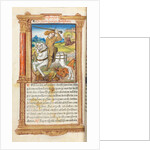 Printed Book of Hours: fol. 103v, St. George Slaying the Dragon, 1510 by Guillaume Le Rouge