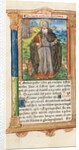 Printed Book of Hours: fol. 104v, St. Anthony Abbot, 1510 by Guillaume Le Rouge