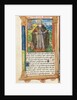 Printed Book of Hours: fol. 104v, St. Anthony Abbot, 1510 by Guillaume Le Rouge