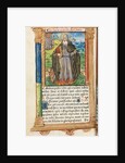 Printed Book of Hours: fol. 104v, St. Anthony Abbot, 1510 by Guillaume Le Rouge