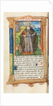 Printed Book of Hours: fol. 104v, St. Anthony Abbot, 1510 by Guillaume Le Rouge