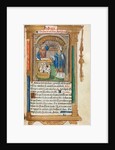 Printed Book of Hours: fol. 105r, St. Nicholas, 1510 by Guillaume Le Rouge