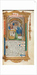 Printed Book of Hours: fol. 105r, St. Nicholas, 1510 by Guillaume Le Rouge