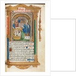 Printed Book of Hours: fol. 105r, St. Nicholas, 1510 by Guillaume Le Rouge