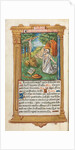 Printed Book of Hours: fol. 107v, St. Jerome and the Lion, 1510 by Guillaume Le Rouge