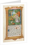 Printed Book of Hours: fol. 107v, St. Jerome and the Lion, 1510 by Guillaume Le Rouge