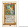 Printed Book of Hours: fol. 107v, St. Jerome and the Lion, 1510 by Guillaume Le Rouge