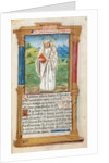Printed Book of Hours: fol. 108r, St. Bernard of Clairvaulx, 1510 by Guillaume Le Rouge