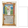 Printed Book of Hours: fol. 108r, St. Bernard of Clairvaulx, 1510 by Guillaume Le Rouge