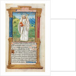 Printed Book of Hours: fol. 108r, St. Bernard of Clairvaulx, 1510 by Guillaume Le Rouge