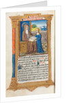 Printed Book of Hours: fol. 108v, St. Anne and the Virgin Mary, 1510 by Guillaume Le Rouge