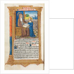 Printed Book of Hours: fol. 108v, St. Anne and the Virgin Mary, 1510 by Guillaume Le Rouge