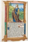 Printed Book of Hours: fol. 109v, St. Catherine, 1510 by Guillaume Le Rouge