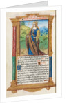 Printed Book of Hours: fol. 109v, St. Catherine, 1510 by Guillaume Le Rouge