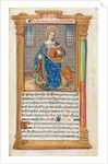 Printed Book of Hours: fol. 110r, St. Margaret, 1510 by Guillaume Le Rouge