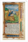 Printed Book of Hours: fol. 17r, St. John on Patmos, 1510 by Guillaume Le Rouge