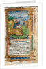 Printed Book of Hours: fol. 17r, St. John on Patmos, 1510 by Guillaume Le Rouge