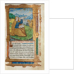 Printed Book of Hours: fol. 17r, St. John on Patmos, 1510 by Guillaume Le Rouge